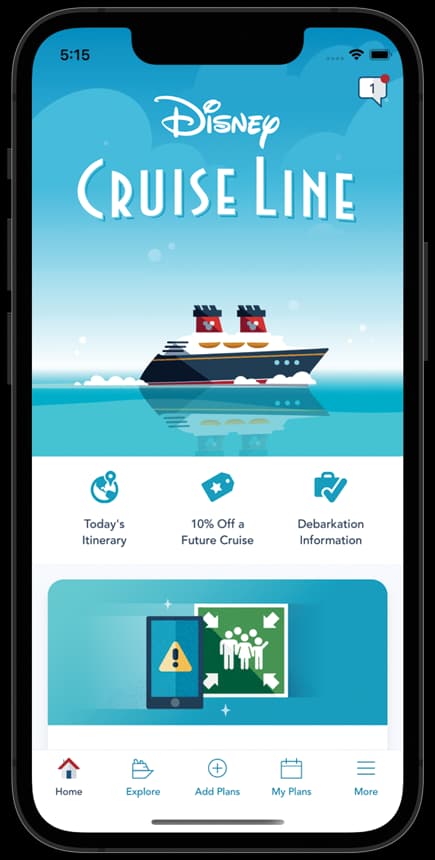 Disney Navigator app screenshot