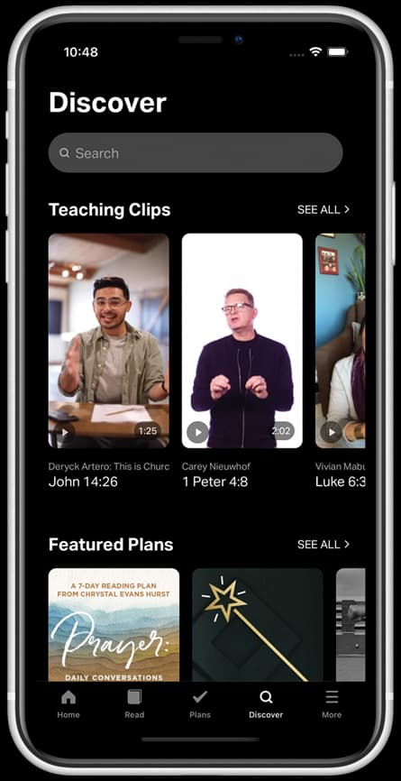 YouVersion Bible app screenshot